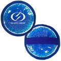 Cloth Round Blue Hot/ Cold Pack with Gel Beads